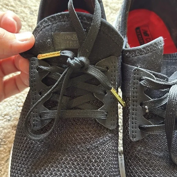 New Balance Black and Leopard Women's Sneakers Size 8 - Picture 3 of 7